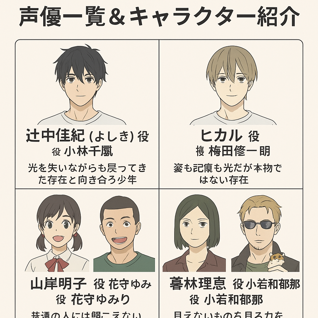 光が死んだ夏の声優一覧と田中役の正体を徹底解説 | ドラアニ日和